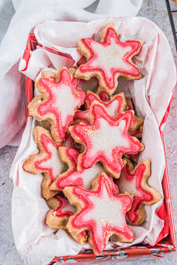 Christmas shortbread cookies