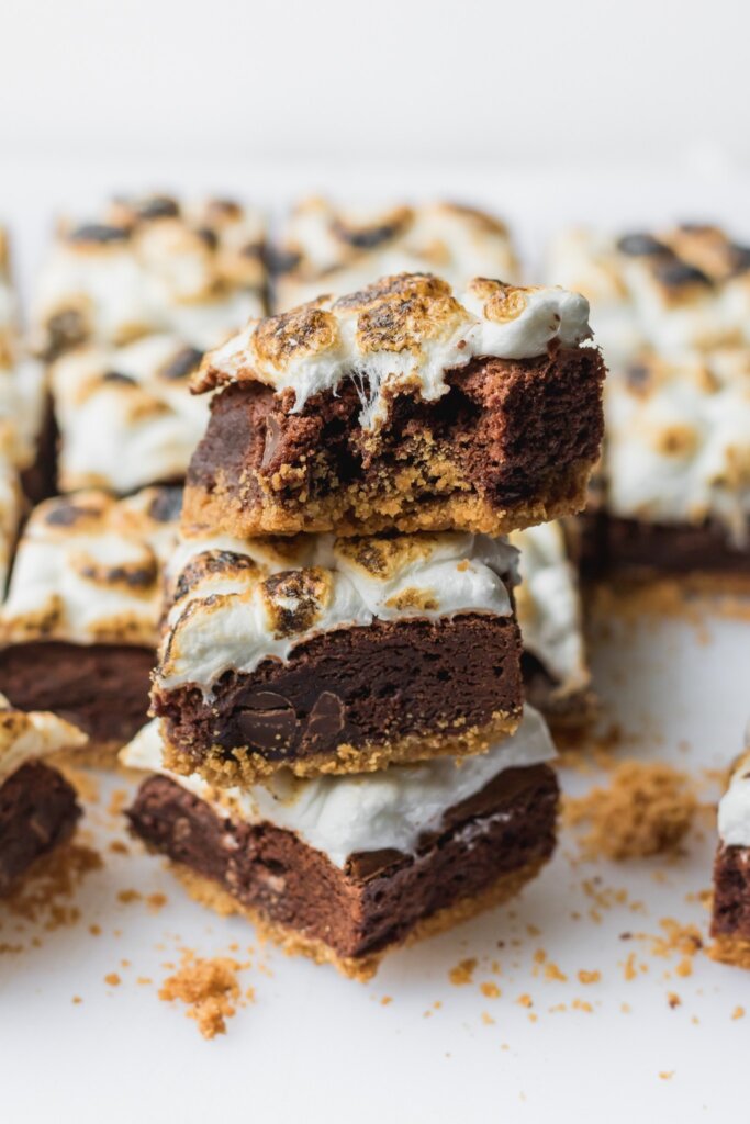 S'more brownie bars