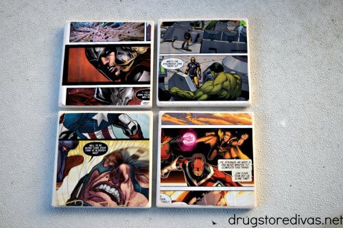 Comic book coasters