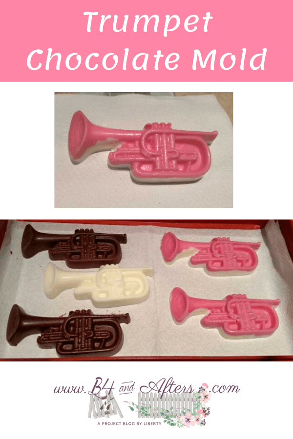 Trumpet chocolate mold