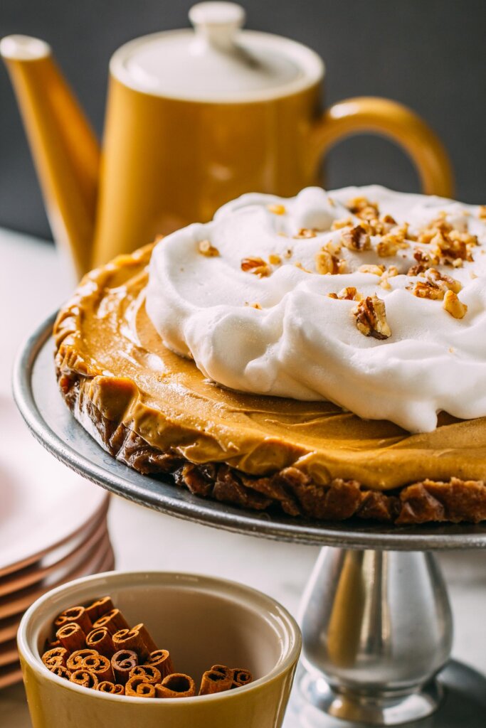 No bake pumpkin cheesecake