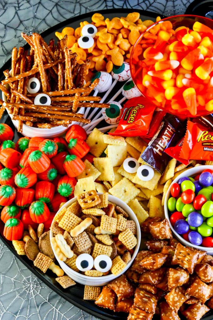 Halloween snack tray