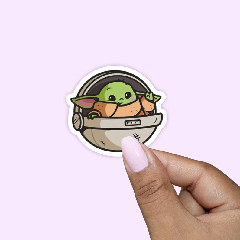 Baby Yoda sticker