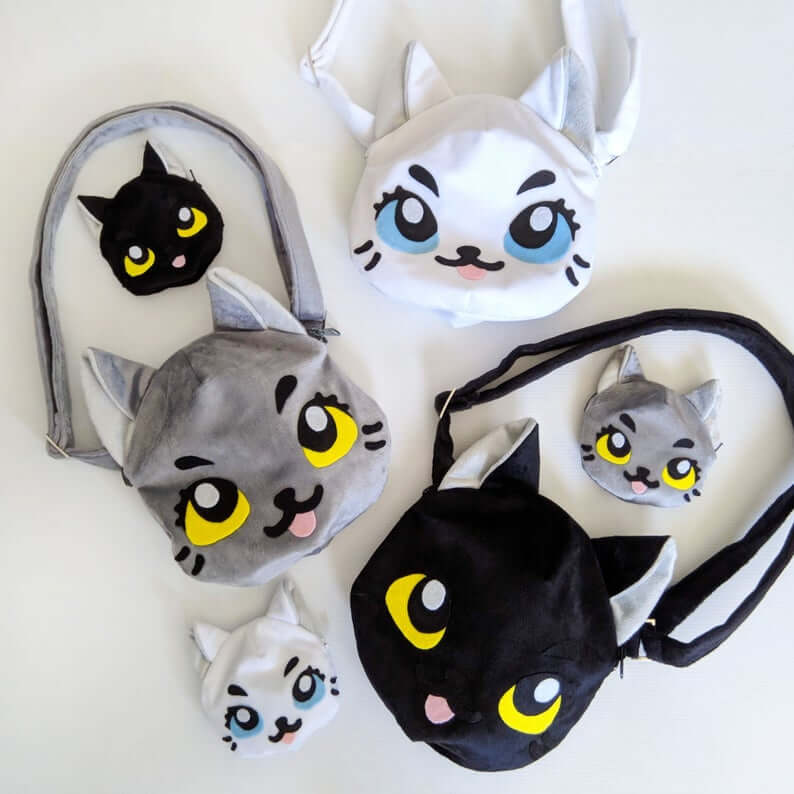 Cat crossbody bags