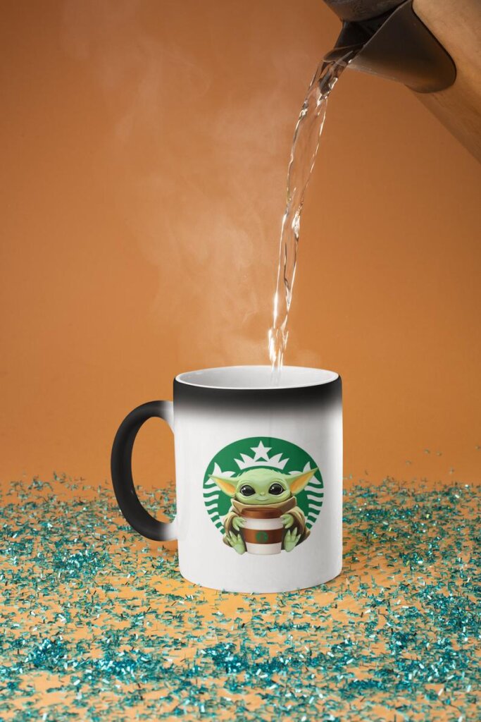Color-changing Starbucks mug