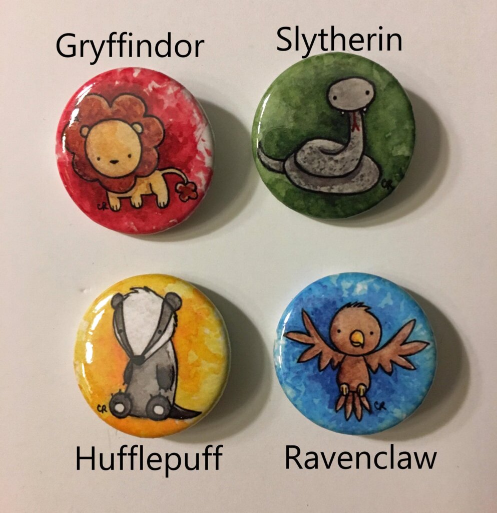 harry potter buttons