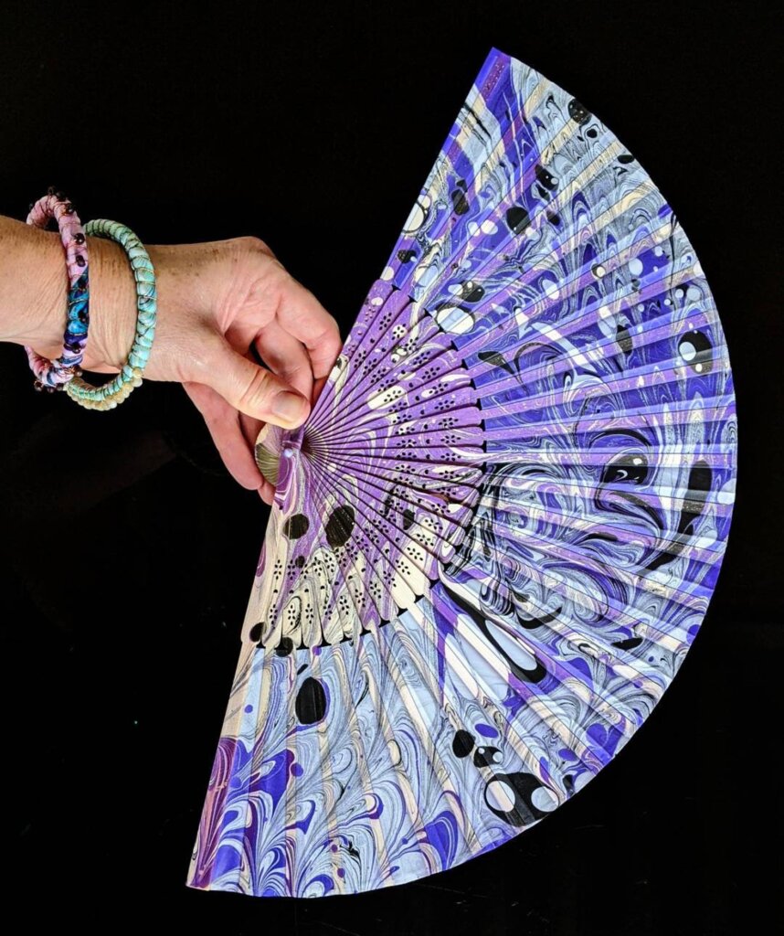 Marbled fan