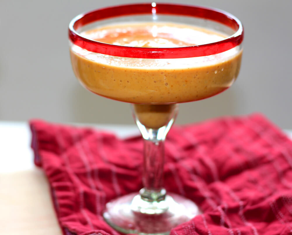 Pumpkin puree smoothie