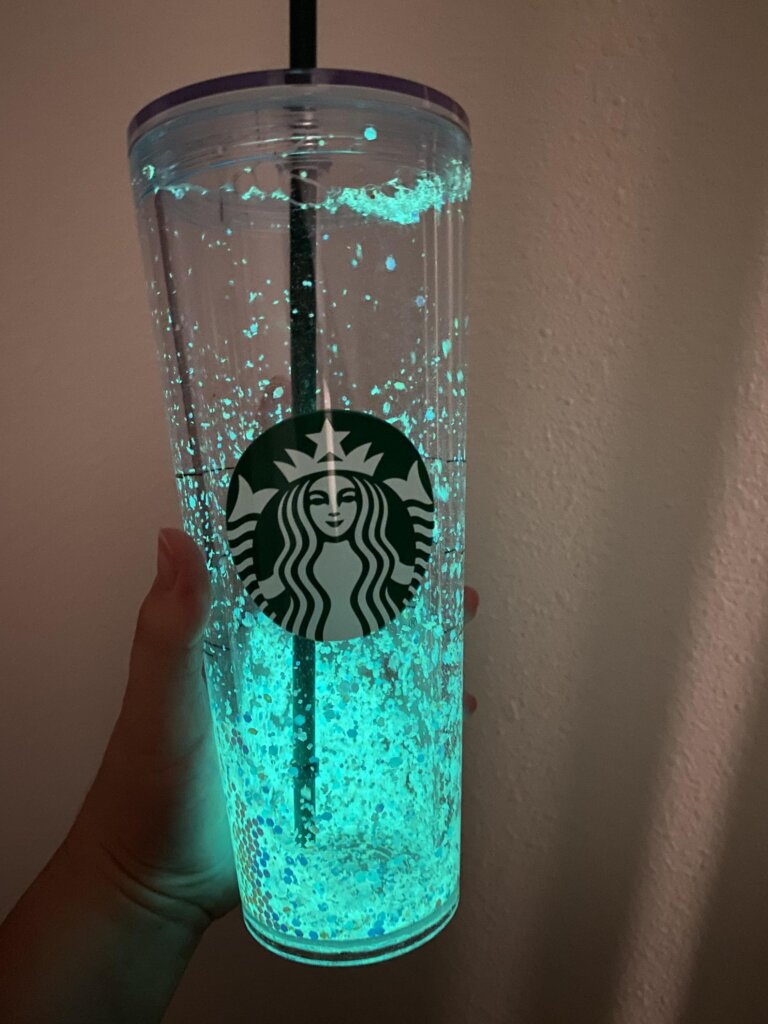 Glitter Starbucks tumbler
