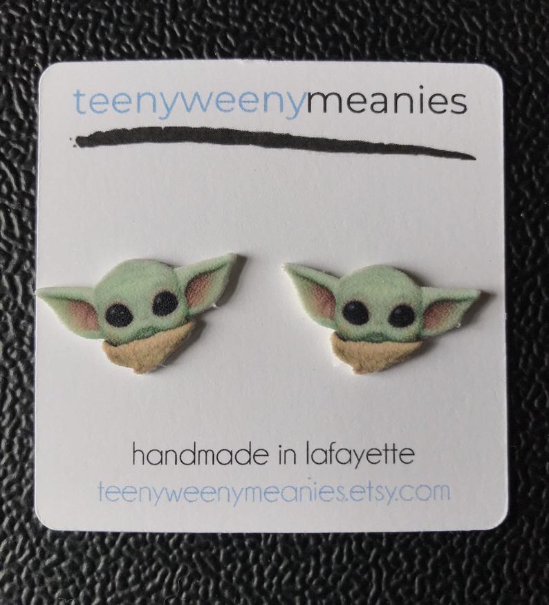 Baby Yoda earrings