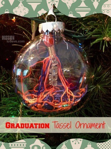 Graduation tassel ornament