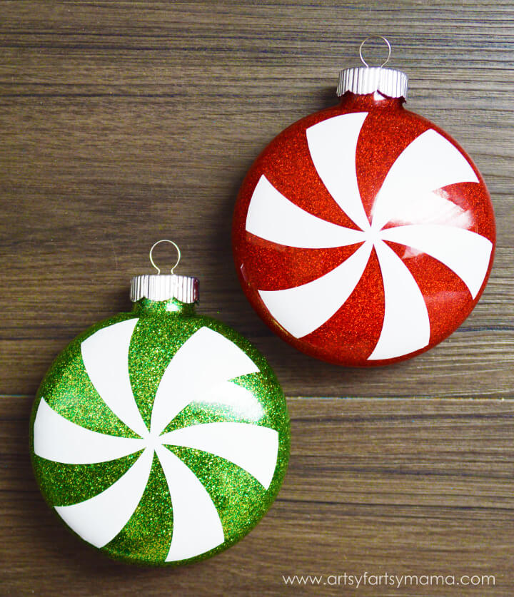 Peppermint ornaments