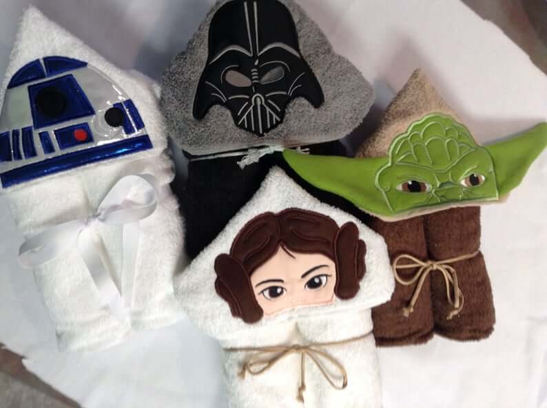 Star Wars hooded towels