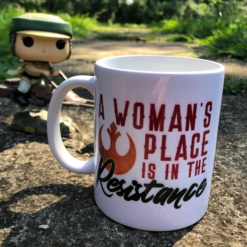 Women in the resistance mug