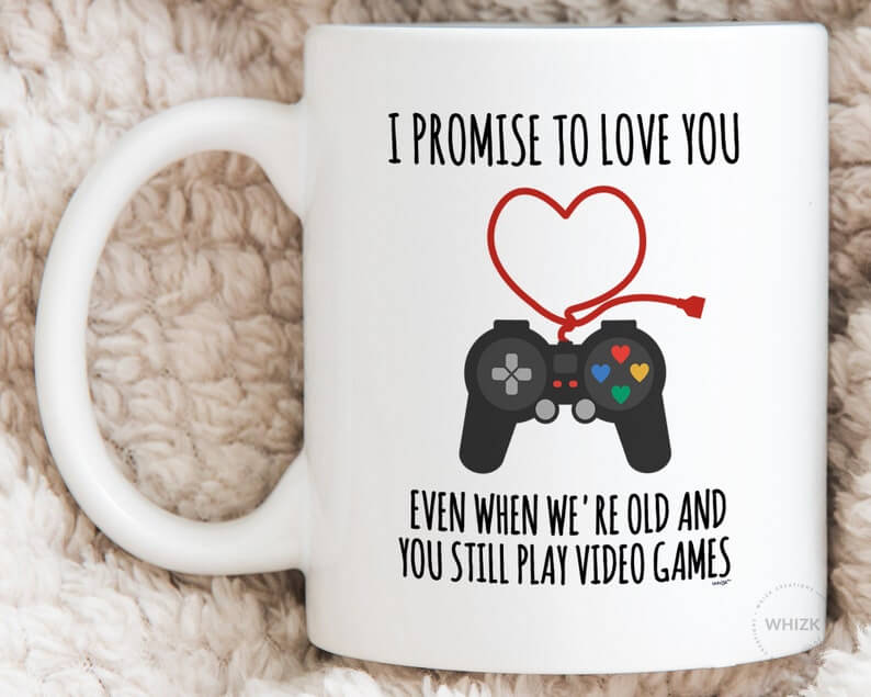 A Romantic Gamer Mug