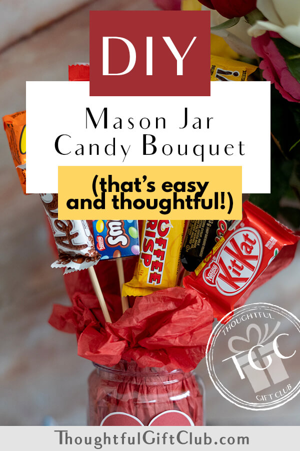 Attaching sticks to chocolate bars  Candy bouquet, Homemade birthday  gifts, Candy bar bouquet