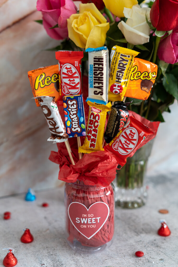 How To Make A Mason Jar Candy Bouquet Step By Step How To Make A Mason Jar Candy Bouquet Step By Step