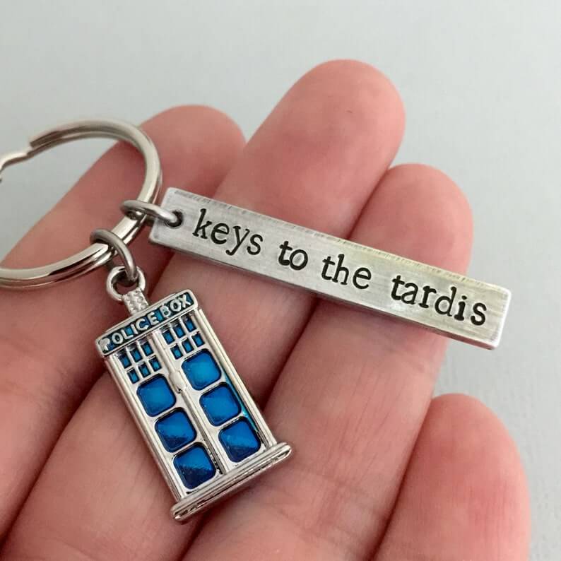The Keys to the Tardis Keychain