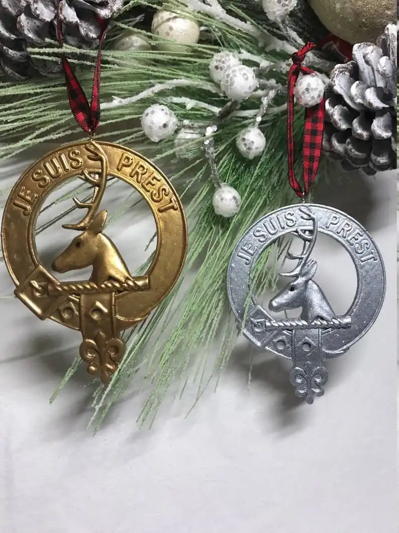 This Fraser Clan Crest Ornament