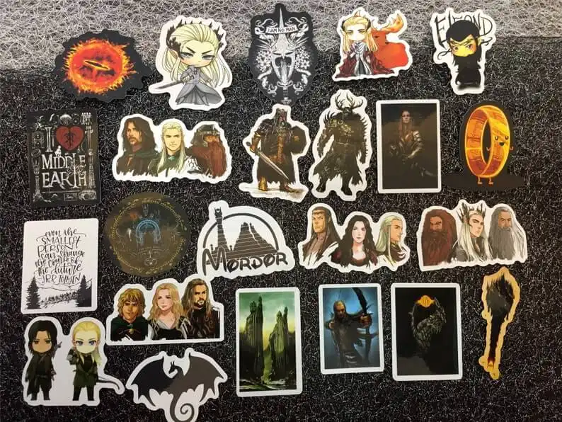 This Cute Pack of 50 Hobbit and the Lord of the Rings Stickers