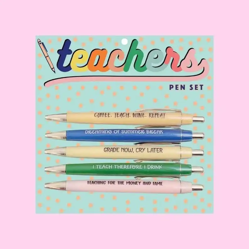 This Funny Teachers Pen Set