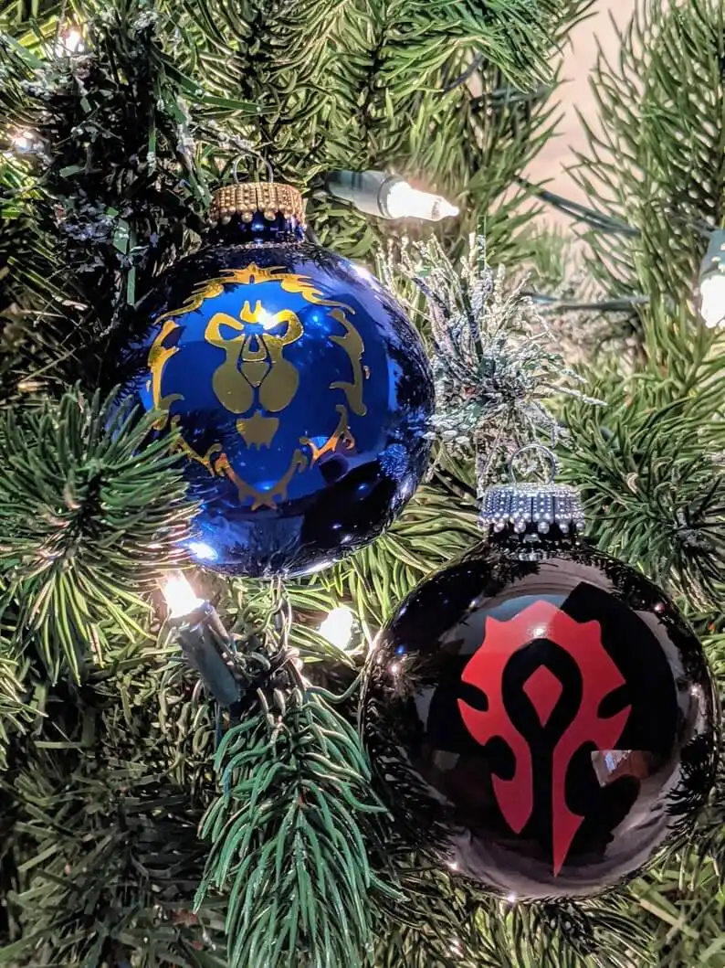 These World of Warcraft Christmas Baubles