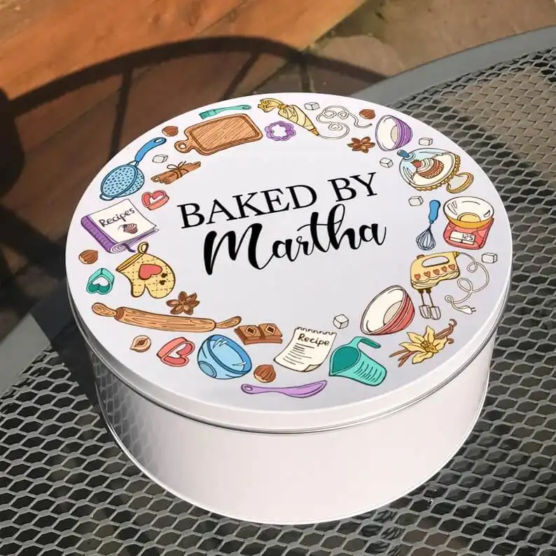 A Personalised Baking Tin