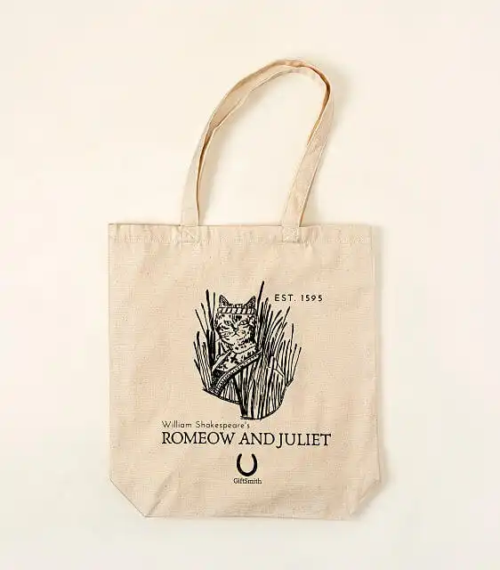 This Shakespeare Cat Tote Bag