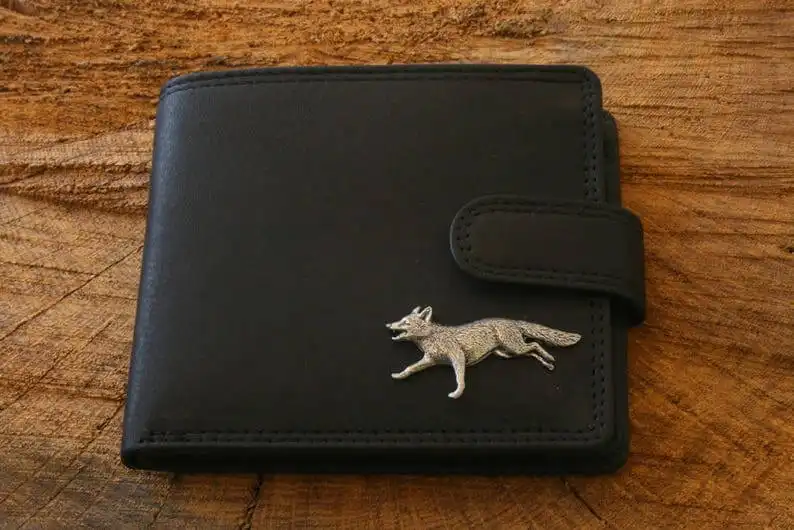 A Running Fox Leather Wallet