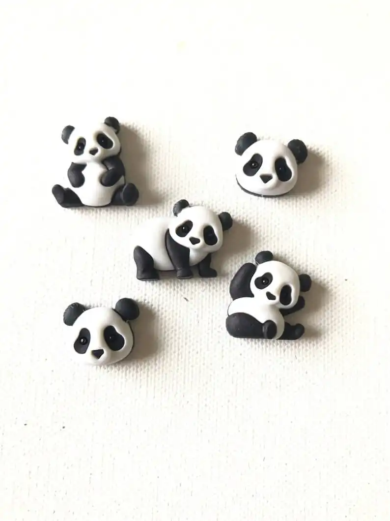 These Cute Panda Magnets