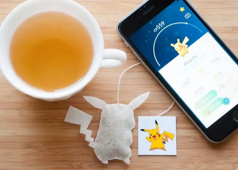 Some Pikachu Tea Bags