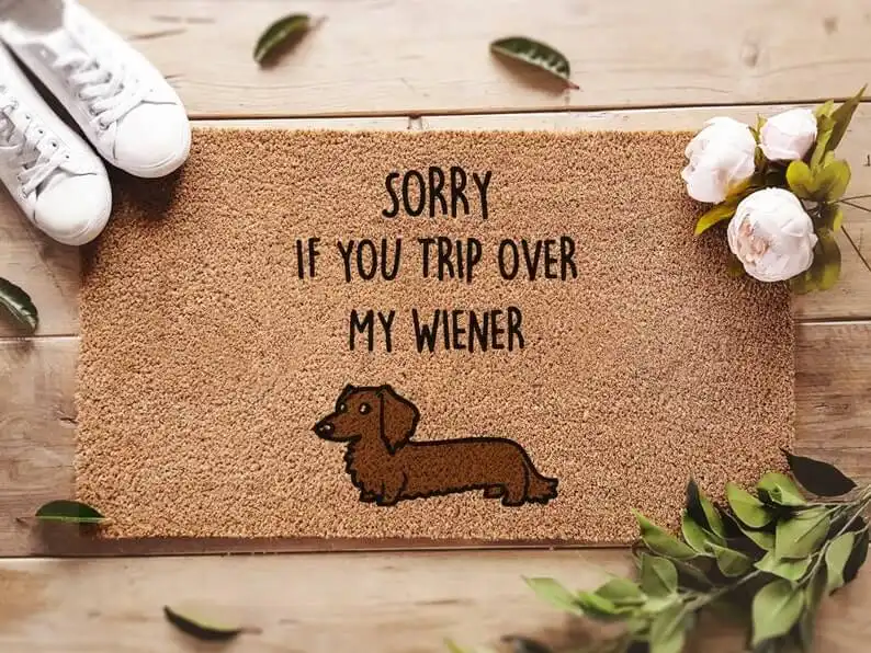 This Funny Dachshund Doormat