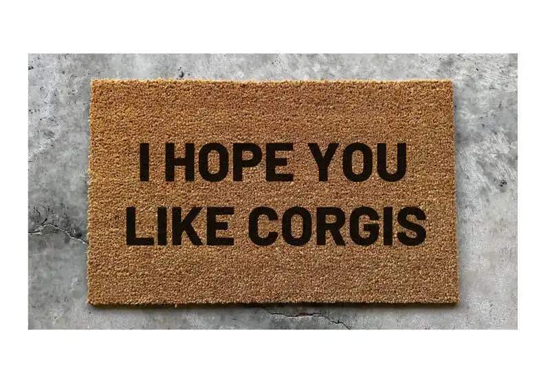 This Funny Corgi Doormat