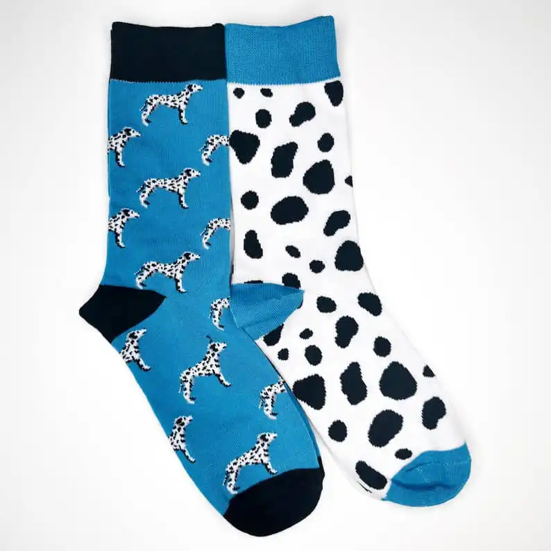 Some Dalmatian Socks