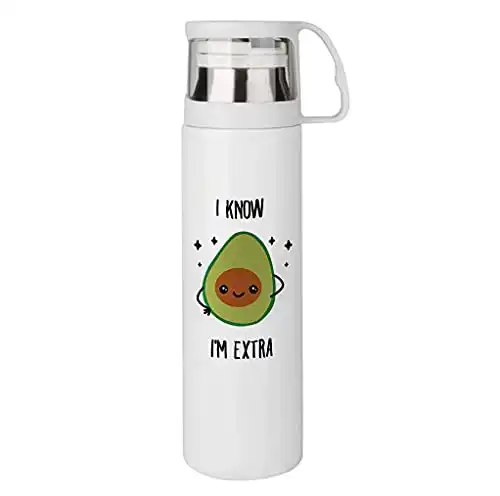 This Funny Avocado Coffee Thermos Cup