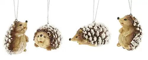 These Wintry Hedgehog Ornaments