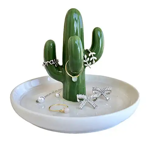A Beautiful Cactus Jewelry Dish