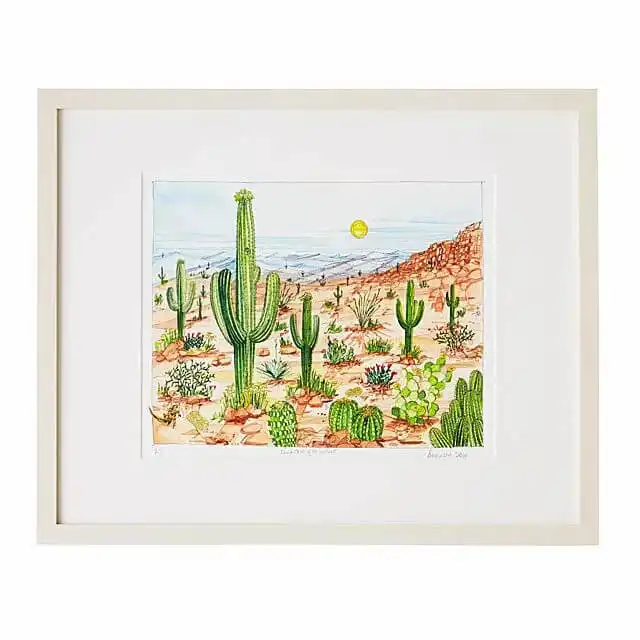 A Limited Edition Cactus Painting