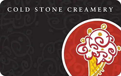 This Cold Stone Creamery Gift Card
