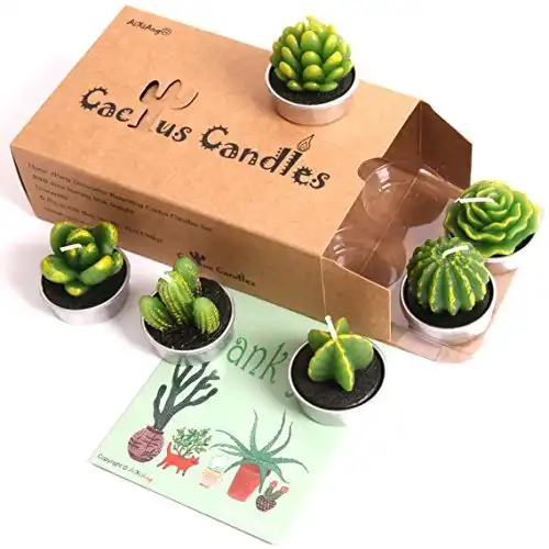 Some Cute Cactus Tealights