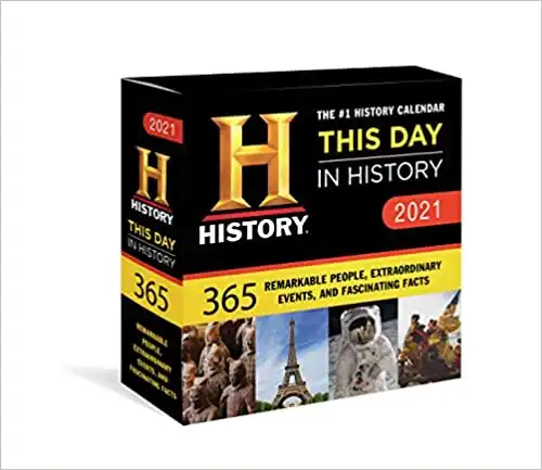 This Cool 'Day in History' Boxed Calendar