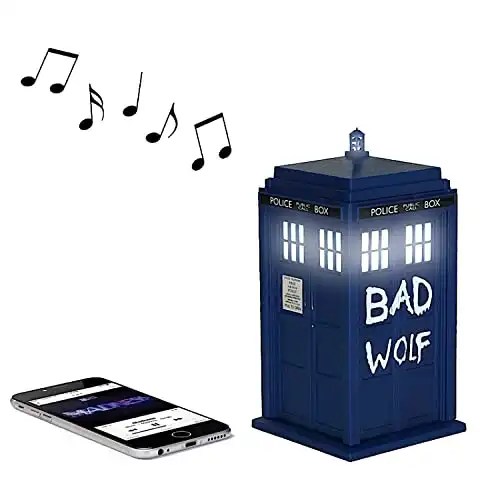 A Bad Wolf Tardis Wireless Bluetooth Speaker