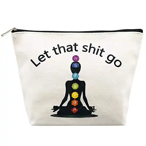 This Funny Yoga-Themed Makeup Bag