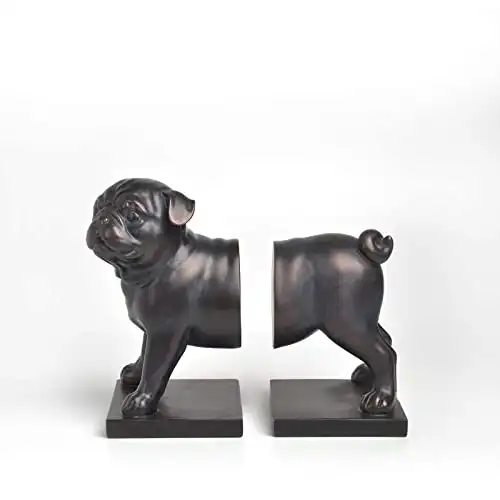 These Pug Book Ends