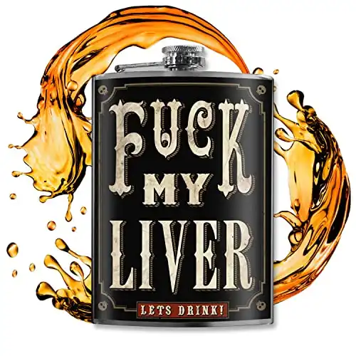 These Hilarious "F*ck" My Liver Flasks
