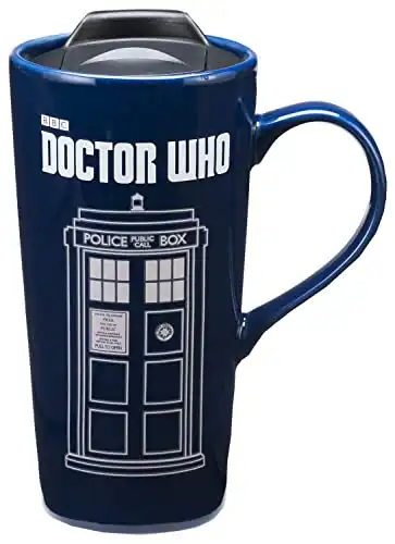 A Heat Reactive Doctor Who Travel Mug