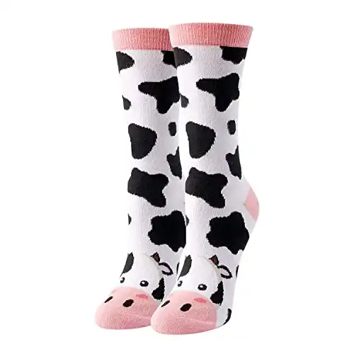 Some Fluffy Cow Socks