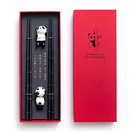 This Adorable Panda Chopstick Gift Set