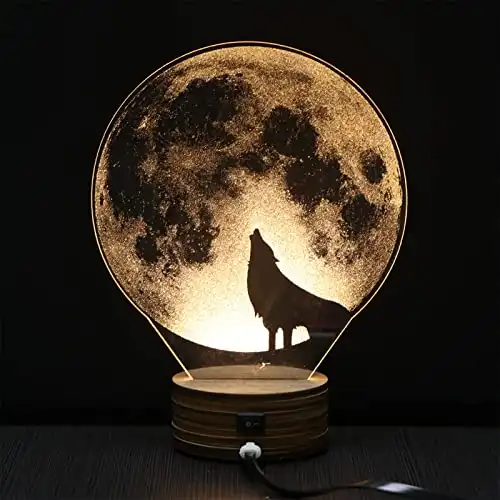This Wolf Moon Lamp