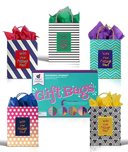 These Adorable Scratch-Off Gift Bags